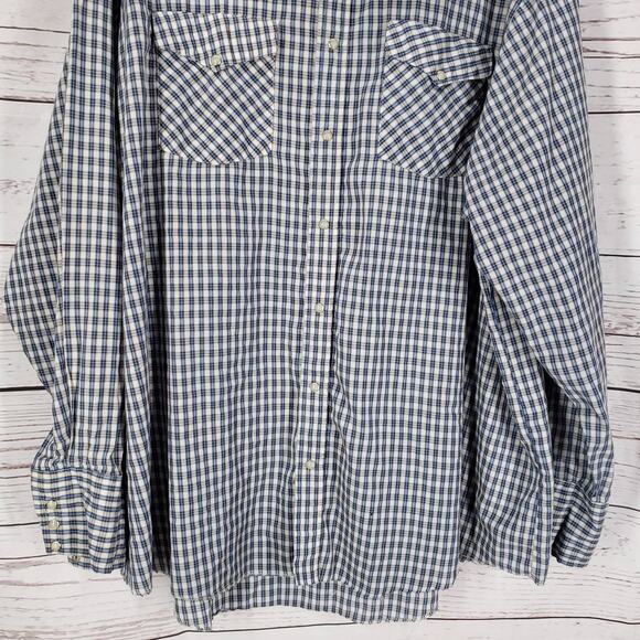 Express Riders Western Pearl Snap Button Up Long Sleeve Shirt Size 2XL - Picture 3 of 16